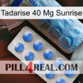 Tadarise 40 Mg Sunrise 40